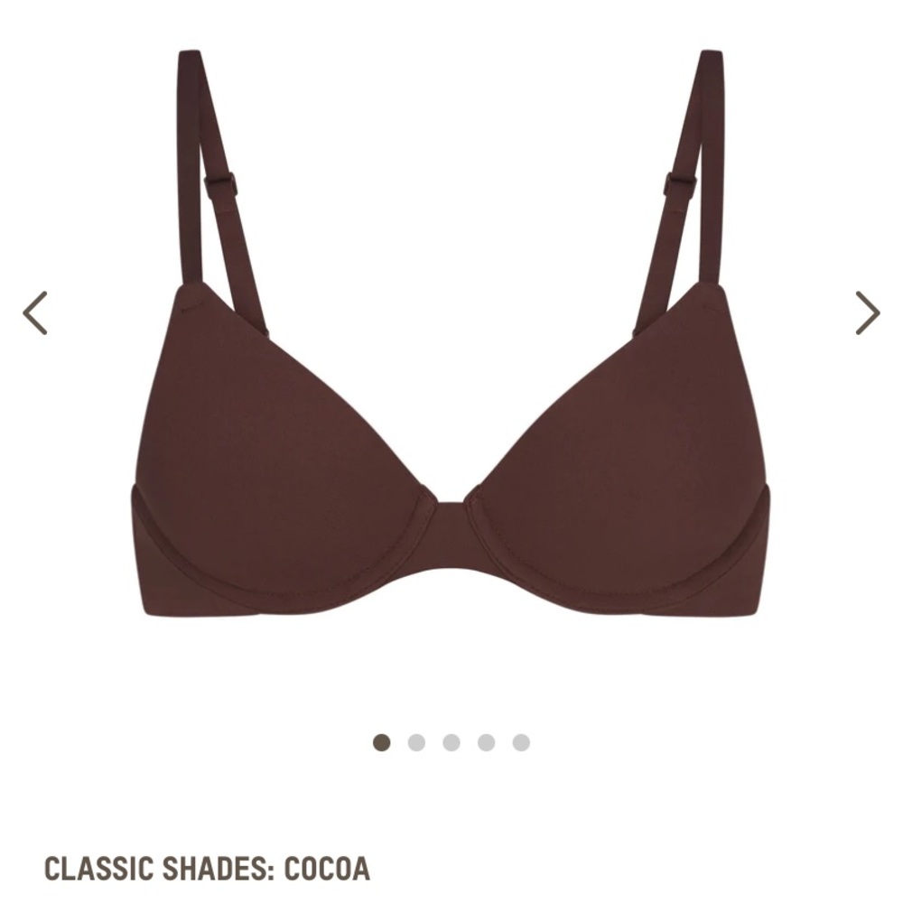 Skims Fits Everybody T-Shirt Bra Brown